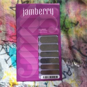 Metallic Chrome Silver JAMBERRY nail wraps
